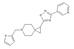 5-[6-(2-furfuryl)-6-azaspiro[2.5]octan-1-yl]-3-(3-pyridyl)-1,2,4-oxadiazole