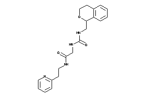 Image of 2-(isochroman-1-ylmethylcarbamoylamino)-N-[2-(2-pyridyl)ethyl]acetamide