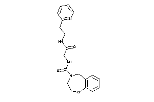 N-[2-keto-2-[2-(2-pyridyl)ethylamino]ethyl]-3,5-dihydro-2H-1,4-benzoxazepine-4-carboxamide