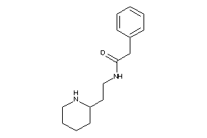 2-phenyl-N-[2-(2-piperidyl)ethyl]acetamide