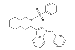 3-(1-benzylindol-3-yl)-2-besyl-3,4,4a,5,6,7,8,8a-octahydro-1H-isoquinoline