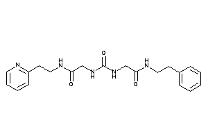Image of 2-[[2-keto-2-[2-(2-pyridyl)ethylamino]ethyl]carbamoylamino]-N-phenethyl-acetamide