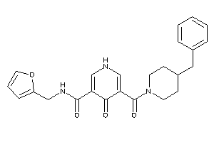 5-(4-benzylpiperidine-1-carbonyl)-N-(2-furfuryl)-4-keto-1H-pyridine-3-carboxamide