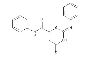 Image of 4-keto-N-phenyl-2-phenylimino-1,3-thiazinane-6-carboxamide