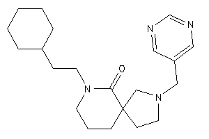 9-(2-cyclohexylethyl)-2-(5-pyrimidylmethyl)-2,9-diazaspiro[4.5]decan-10-one