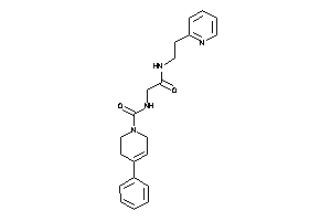 N-[2-keto-2-[2-(2-pyridyl)ethylamino]ethyl]-4-phenyl-3,6-dihydro-2H-pyridine-1-carboxamide