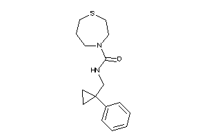 N-[(1-phenylcyclopropyl)methyl]-1,4-thiazepane-4-carboxamide