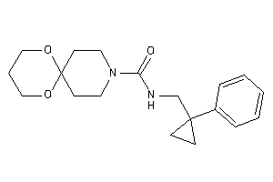 N-[(1-phenylcyclopropyl)methyl]-7,11-dioxa-3-azaspiro[5.5]undecane-3-carboxamide