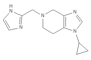 1-cyclopropyl-5-(1H-imidazol-2-ylmethyl)-6,7-dihydro-4H-imidazo[4,5-c]pyridine