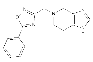 5-phenyl-3-(1,4,6,7-tetrahydroimidazo[4,5-c]pyridin-5-ylmethyl)-1,2,4-oxadiazole