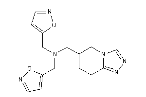 Bis(isoxazol-5-ylmethyl)-(5,6,7,8-tetrahydro-[1,2,4]triazolo[4,3-a]pyridin-6-ylmethyl)amine