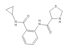 N-[2-(cyclopropylcarbamoyl)phenyl]thiazolidine-4-carboxamide