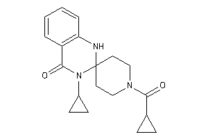 Image of 1'-(cyclopropanecarbonyl)-3-cyclopropyl-spiro[1H-quinazoline-2,4'-piperidine]-4-one