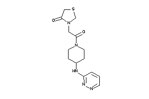 3-[2-keto-2-[4-(pyridazin-3-ylamino)piperidino]ethyl]thiazolidin-4-one