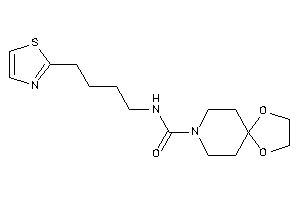 N-(4-thiazol-2-ylbutyl)-1,4-dioxa-8-azaspiro[4.5]decane-8-carboxamide