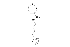 N-(4-thiazol-2-ylbutyl)-1,4-thiazepane-4-carboxamide