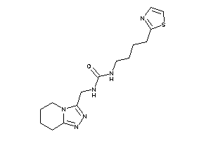 1-(5,6,7,8-tetrahydro-[1,2,4]triazolo[4,3-a]pyridin-3-ylmethyl)-3-(4-thiazol-2-ylbutyl)urea