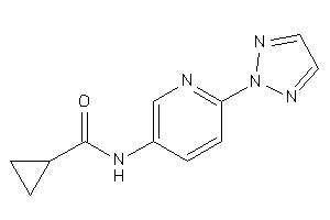 N-[6-(triazol-2-yl)-3-pyridyl]cyclopropanecarboxamide