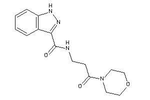 N-(3-keto-3-morpholino-propyl)-1H-indazole-3-carboxamide