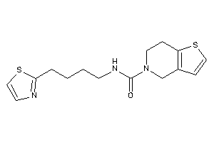 N-(4-thiazol-2-ylbutyl)-6,7-dihydro-4H-thieno[3,2-c]pyridine-5-carboxamide