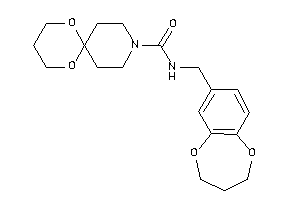 N-(3,4-dihydro-2H-1,5-benzodioxepin-7-ylmethyl)-7,11-dioxa-3-azaspiro[5.5]undecane-3-carboxamide