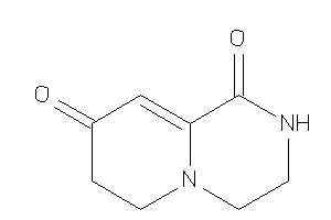 Image of 3,4,6,7-tetrahydro-2H-pyrido[1,2-a]pyrazine-1,8-quinone