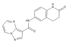 N-(2-keto-3,4-dihydro-1H-quinolin-6-yl)pyrazolo[1,5-a]pyrimidine-3-carboxamide