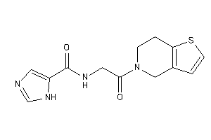 N-[2-(6,7-dihydro-4H-thieno[3,2-c]pyridin-5-yl)-2-keto-ethyl]-1H-imidazole-5-carboxamide