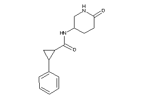 N-(6-keto-3-piperidyl)-2-phenyl-cyclopropanecarboxamide