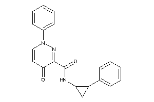 4-keto-1-phenyl-N-(2-phenylcyclopropyl)pyridazine-3-carboxamide