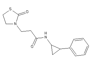 3-(2-ketothiazolidin-3-yl)-N-(2-phenylcyclopropyl)propionamide