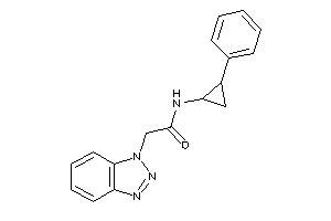 2-(benzotriazol-1-yl)-N-(2-phenylcyclopropyl)acetamide