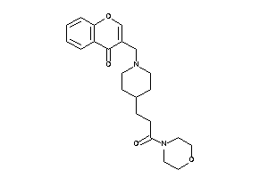 3-[[4-(3-keto-3-morpholino-propyl)piperidino]methyl]chromone