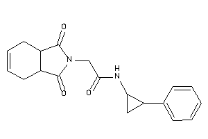 2-(1,3-diketo-3a,4,7,7a-tetrahydroisoindol-2-yl)-N-(2-phenylcyclopropyl)acetamide