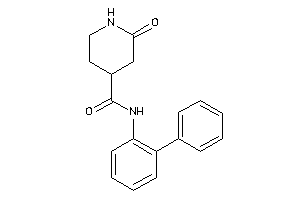 2-keto-N-(2-phenylphenyl)isonipecotamide