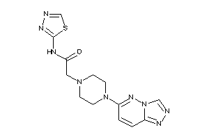 N-(1,3,4-thiadiazol-2-yl)-2-[4-([1,2,4]triazolo[3,4-f]pyridazin-6-yl)piperazino]acetamide