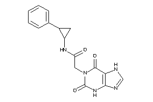 2-(2,6-diketo-3,7-dihydropurin-1-yl)-N-(2-phenylcyclopropyl)acetamide