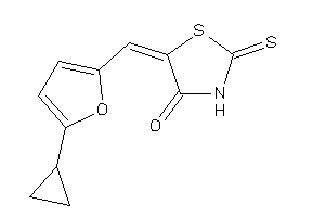 5-[(5-cyclopropyl-2-furyl)methylene]-2-thioxo-thiazolidin-4-one