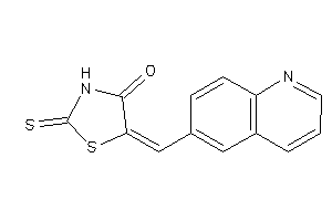5-(6-quinolylmethylene)-2-thioxo-thiazolidin-4-one