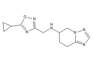 (5-cyclopropyl-1,2,4-oxadiazol-3-yl)methyl-(5,6,7,8-tetrahydro-[1,2,4]triazolo[1,5-a]pyridin-6-yl)amine