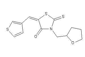 3-(tetrahydrofurfuryl)-5-(3-thenylidene)-2-thioxo-thiazolidin-4-one