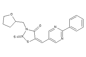 5-[(2-phenylpyrimidin-5-yl)methylene]-3-(tetrahydrofurfuryl)-2-thioxo-thiazolidin-4-one