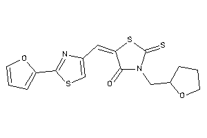 5-[[2-(2-furyl)thiazol-4-yl]methylene]-3-(tetrahydrofurfuryl)-2-thioxo-thiazolidin-4-one