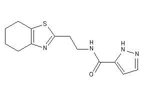 N-[2-(4,5,6,7-tetrahydro-1,3-benzothiazol-2-yl)ethyl]-1H-pyrazole-5-carboxamide