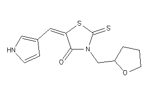 5-(1H-pyrrol-3-ylmethylene)-3-(tetrahydrofurfuryl)-2-thioxo-thiazolidin-4-one