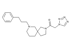 Image of 1-[7-(3-phenylpropyl)-3,7-diazaspiro[4.5]decan-3-yl]-2-(tetrazol-1-yl)ethanone