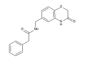 N-[(3-keto-4H-1,4-benzoxazin-6-yl)methyl]-2-phenyl-acetamide