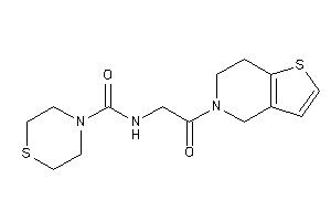 N-[2-(6,7-dihydro-4H-thieno[3,2-c]pyridin-5-yl)-2-keto-ethyl]thiomorpholine-4-carboxamide