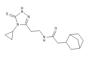 N-[2-(4-cyclopropyl-5-thioxo-1H-1,2,4-triazol-3-yl)ethyl]-2-(2-norbornyl)acetamide