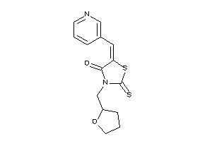 5-(3-pyridylmethylene)-3-(tetrahydrofurfuryl)-2-thioxo-thiazolidin-4-one